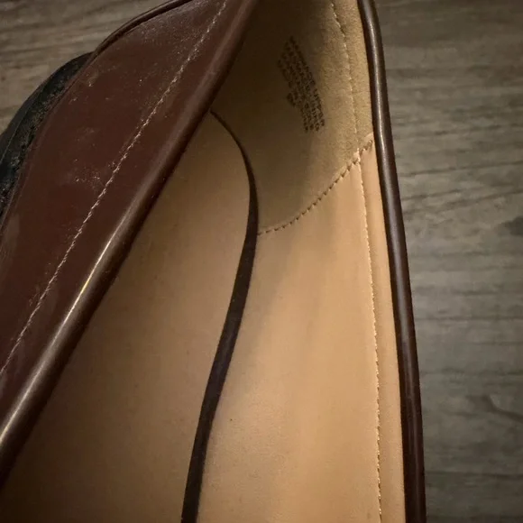 LOFT Two-Tone Brown and Cream Loafers - Picture 5 of 5